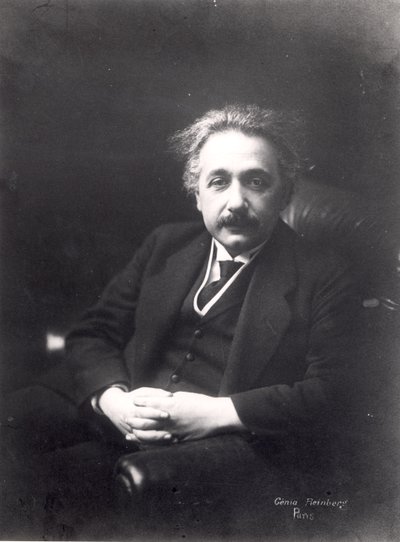 Albert Einstein, c.1922 by Genia Reinberg